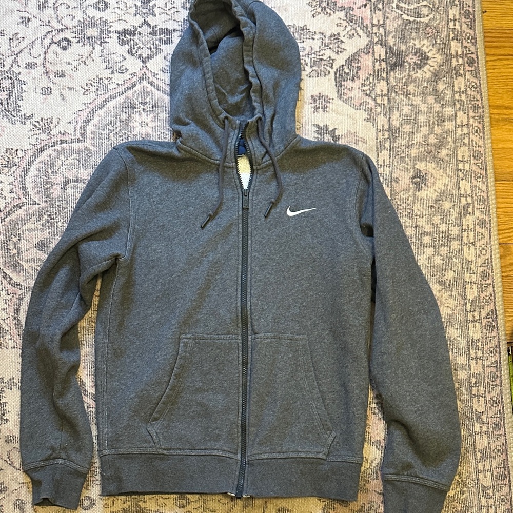 Nike Dark Gray Full-Zip Hoodie S